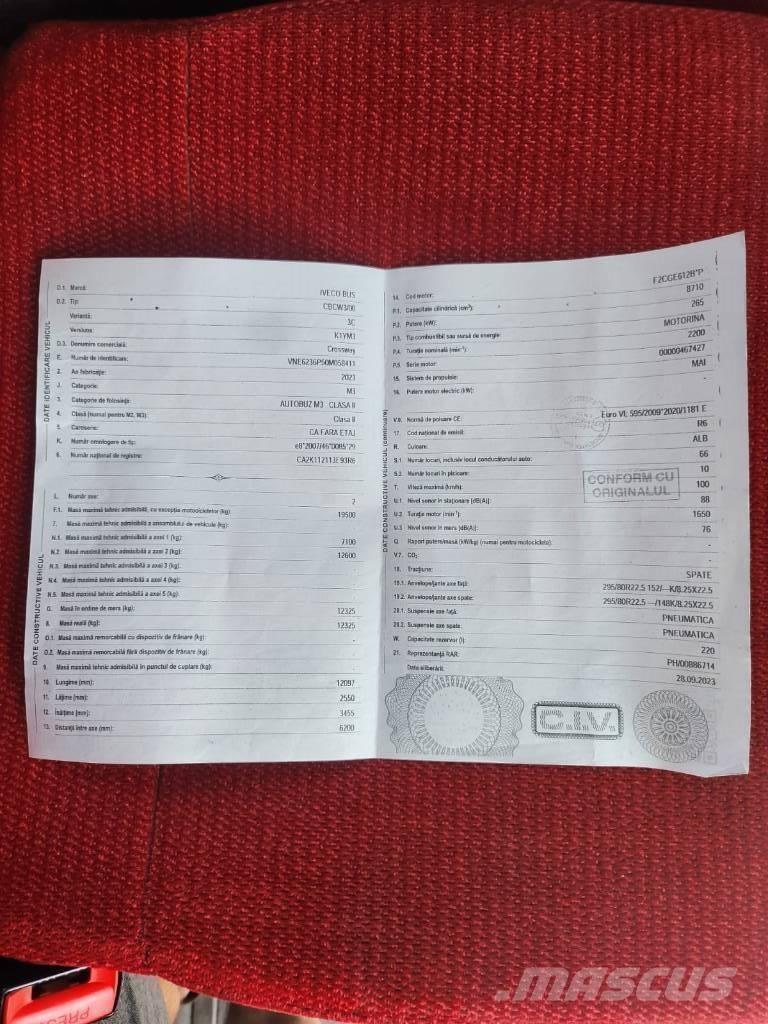 Iveco Crossway Autobuze intercity