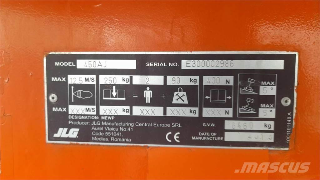 JLG 450AJSII Nacele cu brat articulat