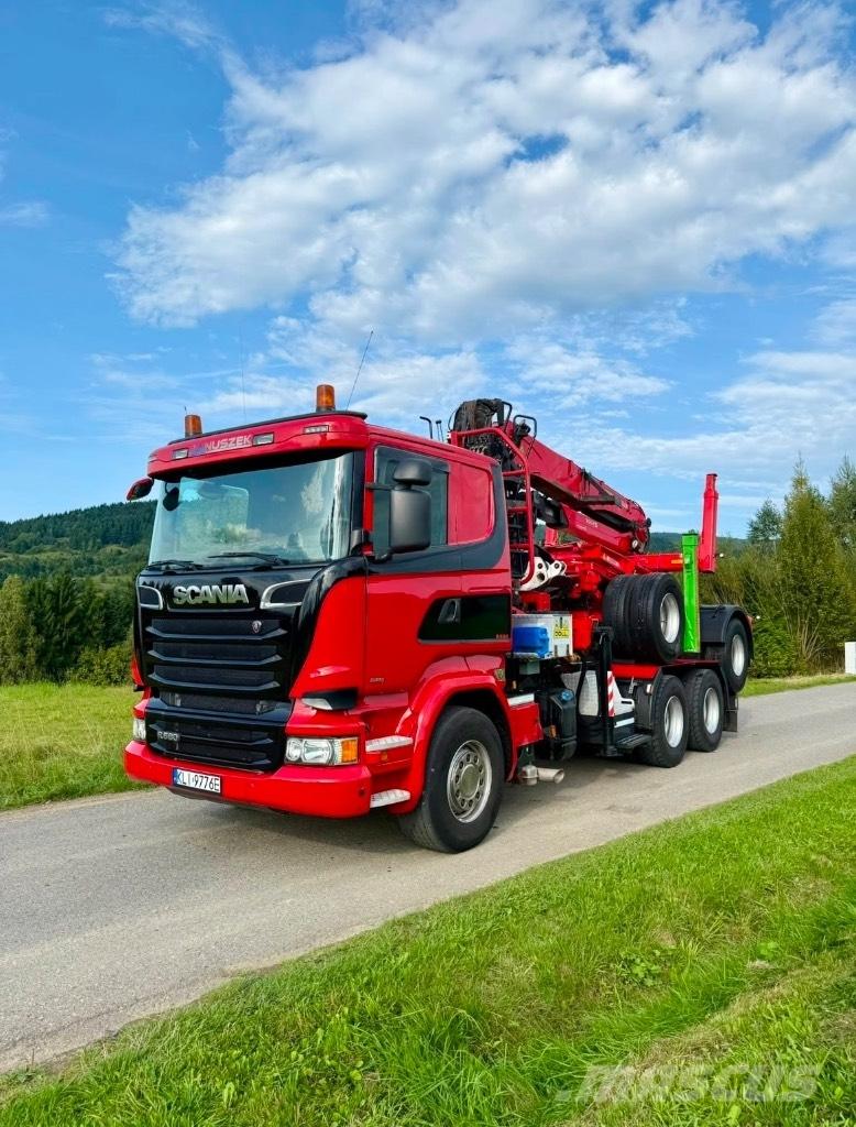 Scania R580 V8 6x4 Camion pentru lemne