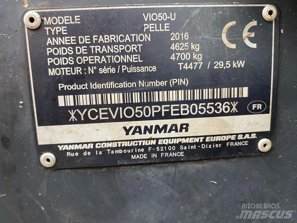 Yanmar Vio 50 U Mini excavatoare < 7t
