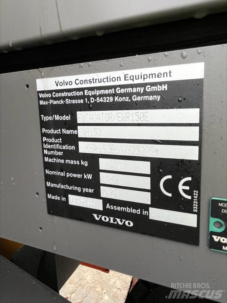 Volvo EWR 150 E Excavatoare cu roti
