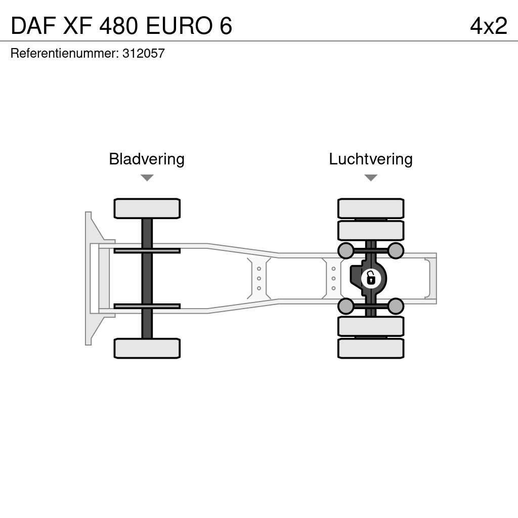 DAF XF 480 EURO 6 Autotractoare