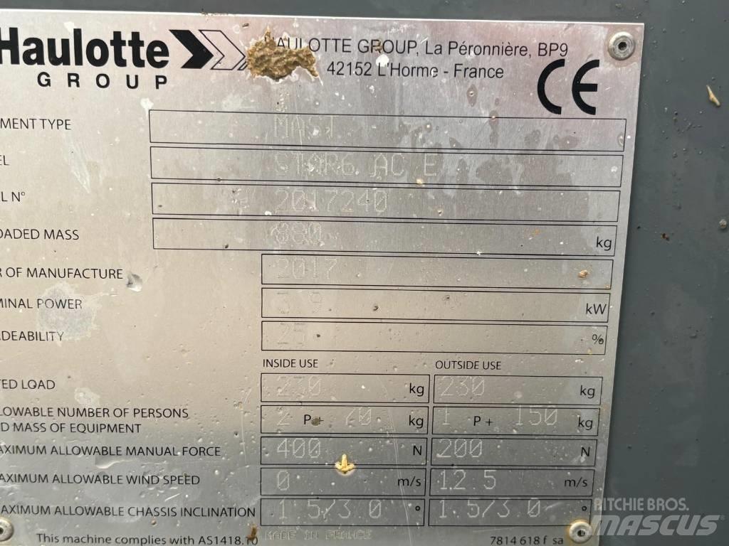 Haulotte Star 6 Ascensoare verticale catarg