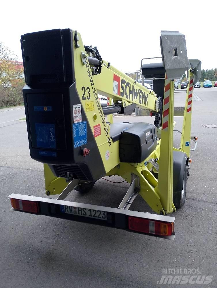 Dinolift 135 TB Platforme aeriene montate pe remorca