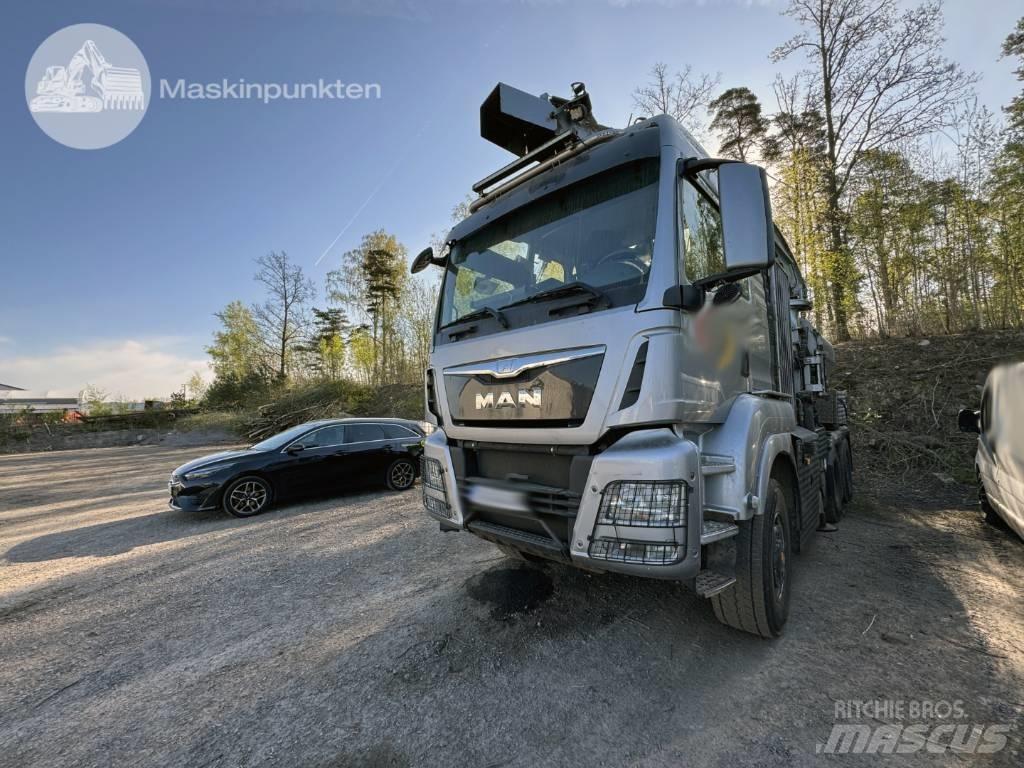 MAN TGS 28.480 Camion transport aschii