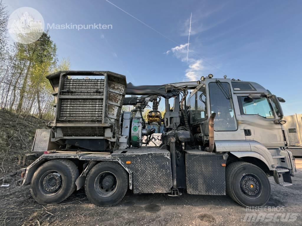 MAN TGS 28.480 Camion transport aschii