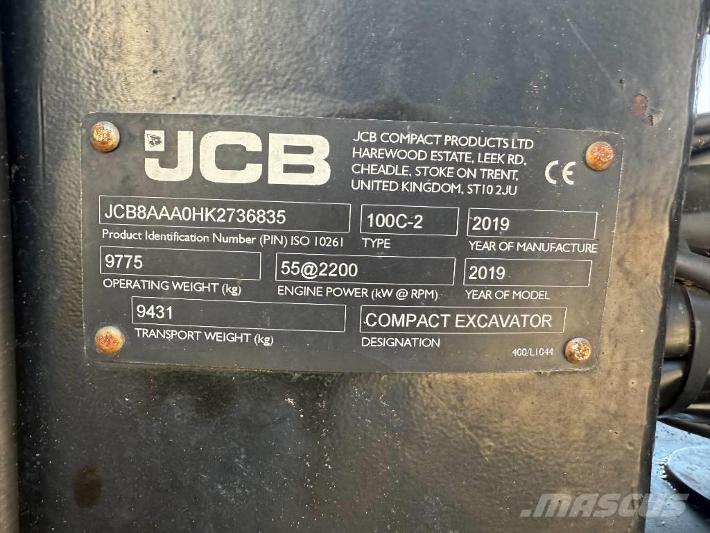 JCB 100 C-2 Excavatoare 7t - 12t