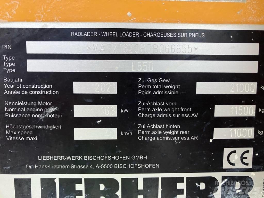 Liebherr L550 Xpower Incarcator pe pneuri