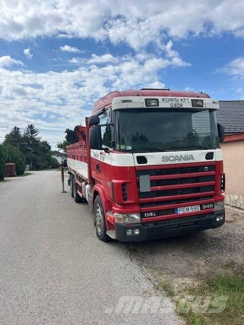 Scania R 114 Camioane cu macara