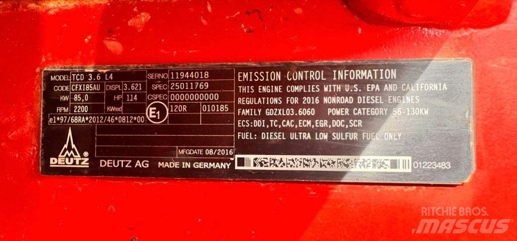 Takeuchi TB 295 Excavatoare cu roti