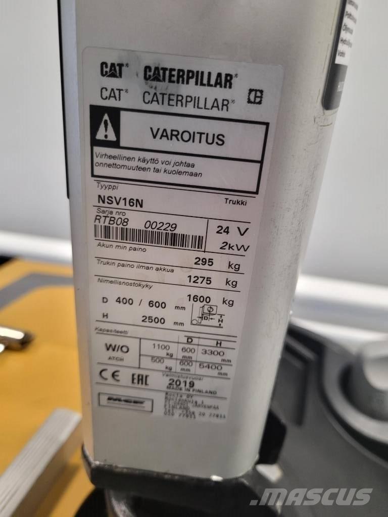 CAT NSV 16N Transpaleti autopropulsanti