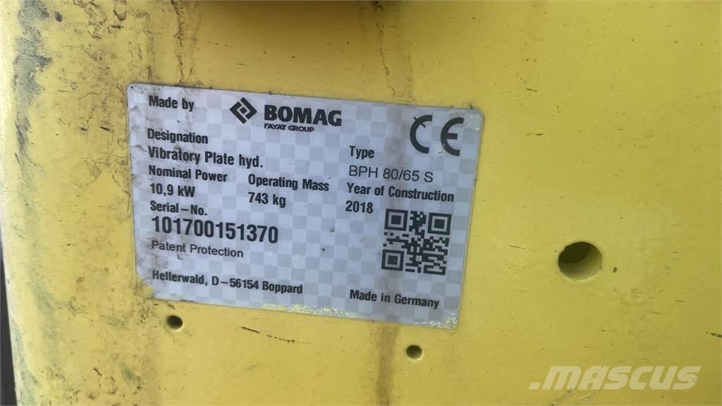 Bomag BPH 80/65 S Compactoare sol