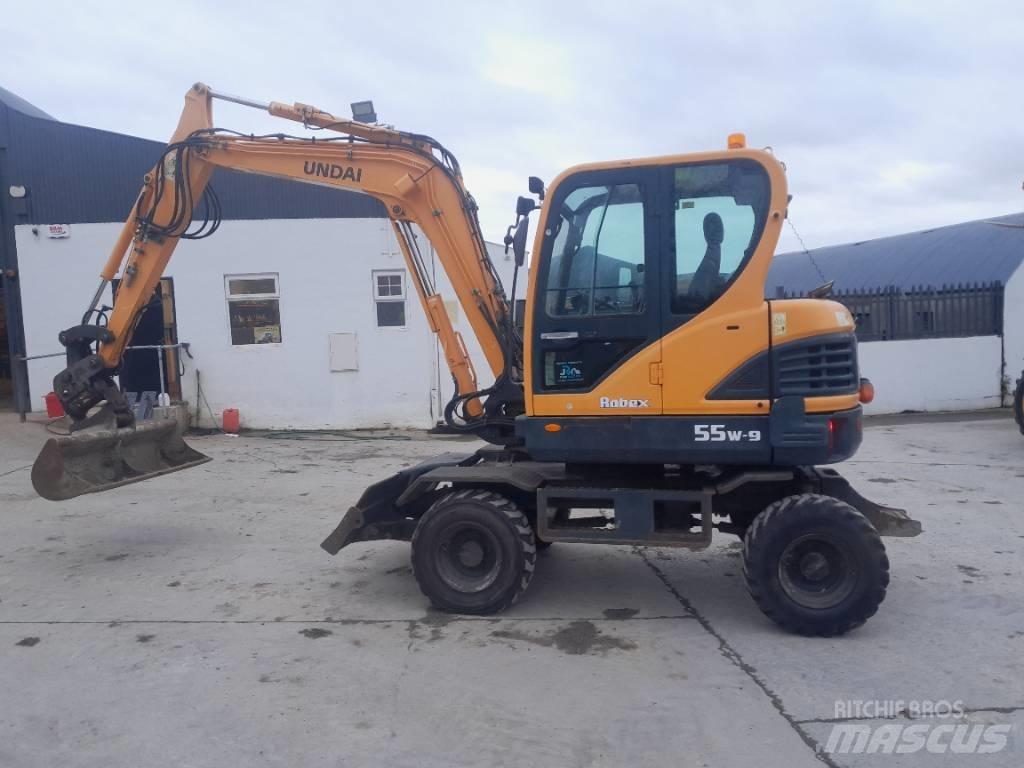 Hyundai R55 W-9 Excavatoare cu roti