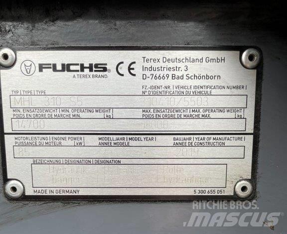 Fuchs MHL310F Paleta de manipulare