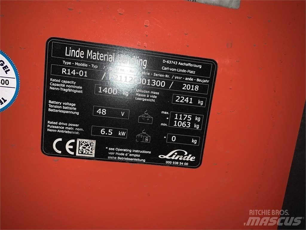 Linde R14 Stivuitor cu catarg retractabil