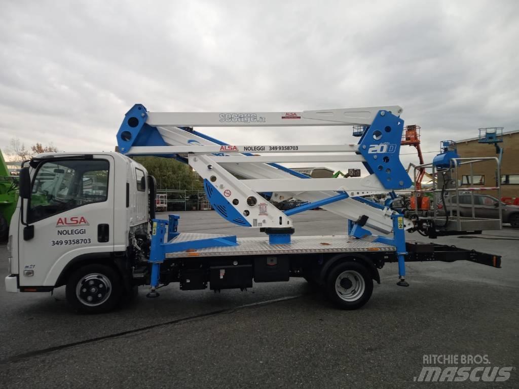Socage 20d Platforme aeriene montate pe camion