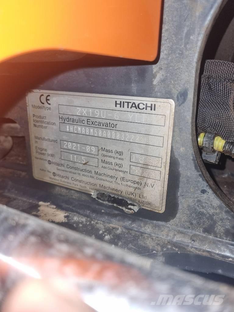 Hitachi ZX 19 U Mini excavatoare < 7t