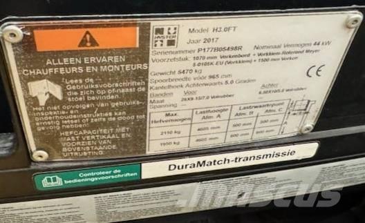Hyster H 3.0 FT Stivuitor diesel