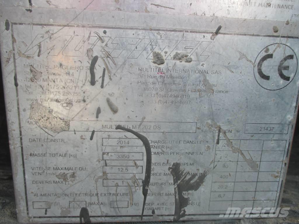 Multitel MT 202 DS Platforme aeriene montate pe camion