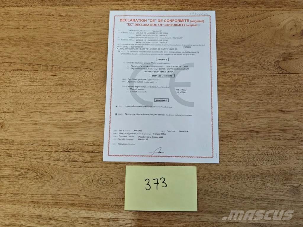 Manitou 280 TJ Nacele cu brat telescopic