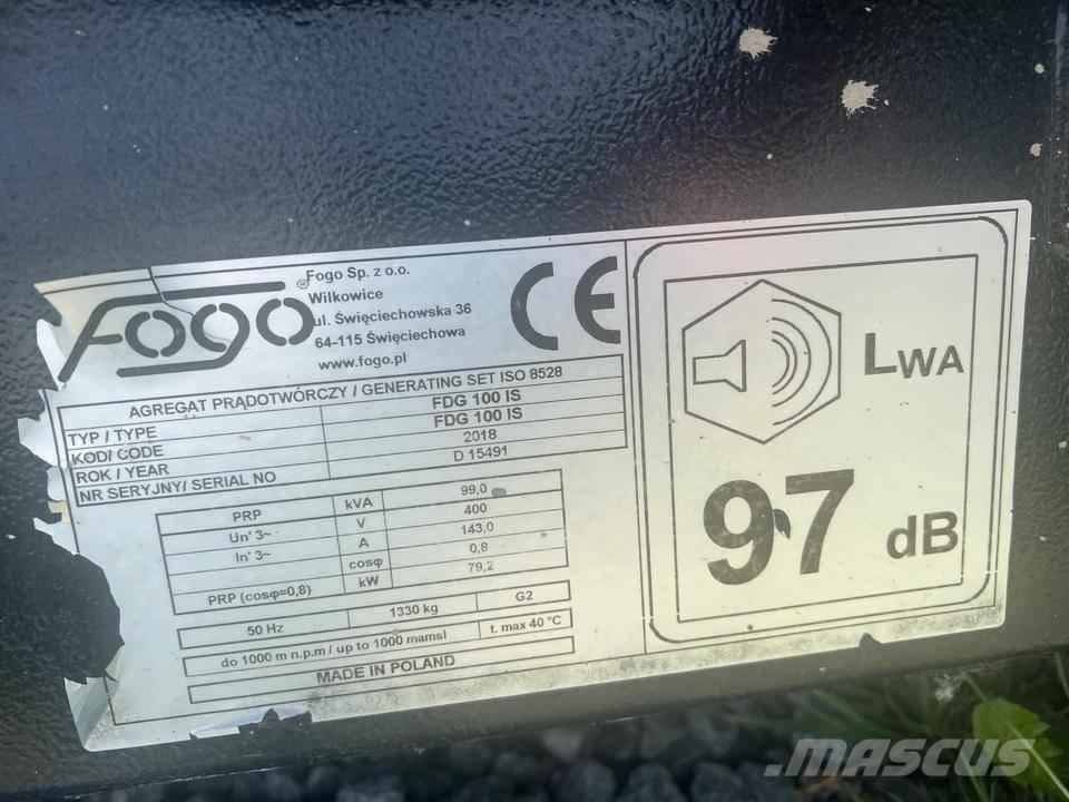 Fogo Iveco 100 KVA Generatoare Diesel