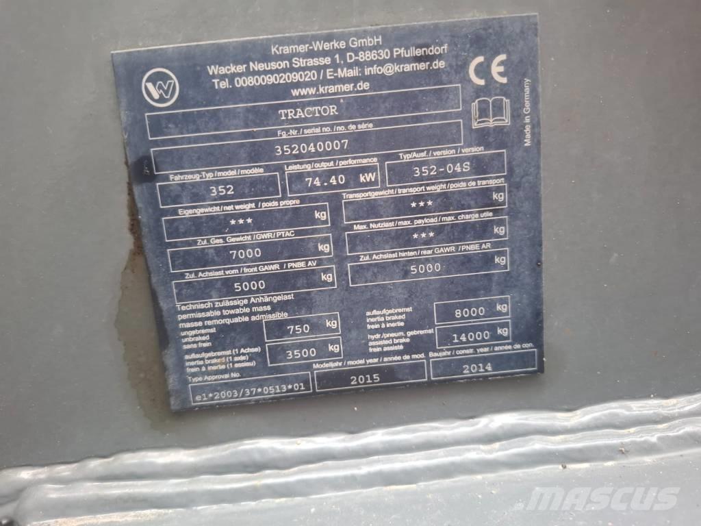 Kramer 8115 Incarcator pe pneuri
