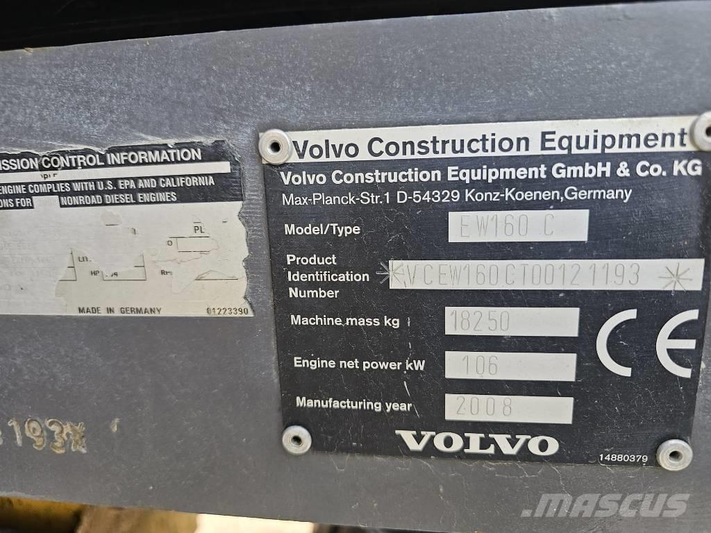 Volvo EW 160 C Excavatoare cu roti
