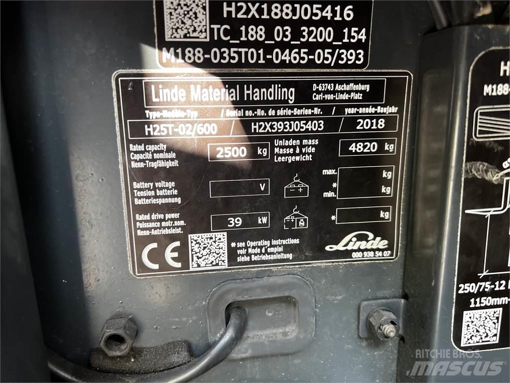 Linde H25T/600 Stivuitor GPL