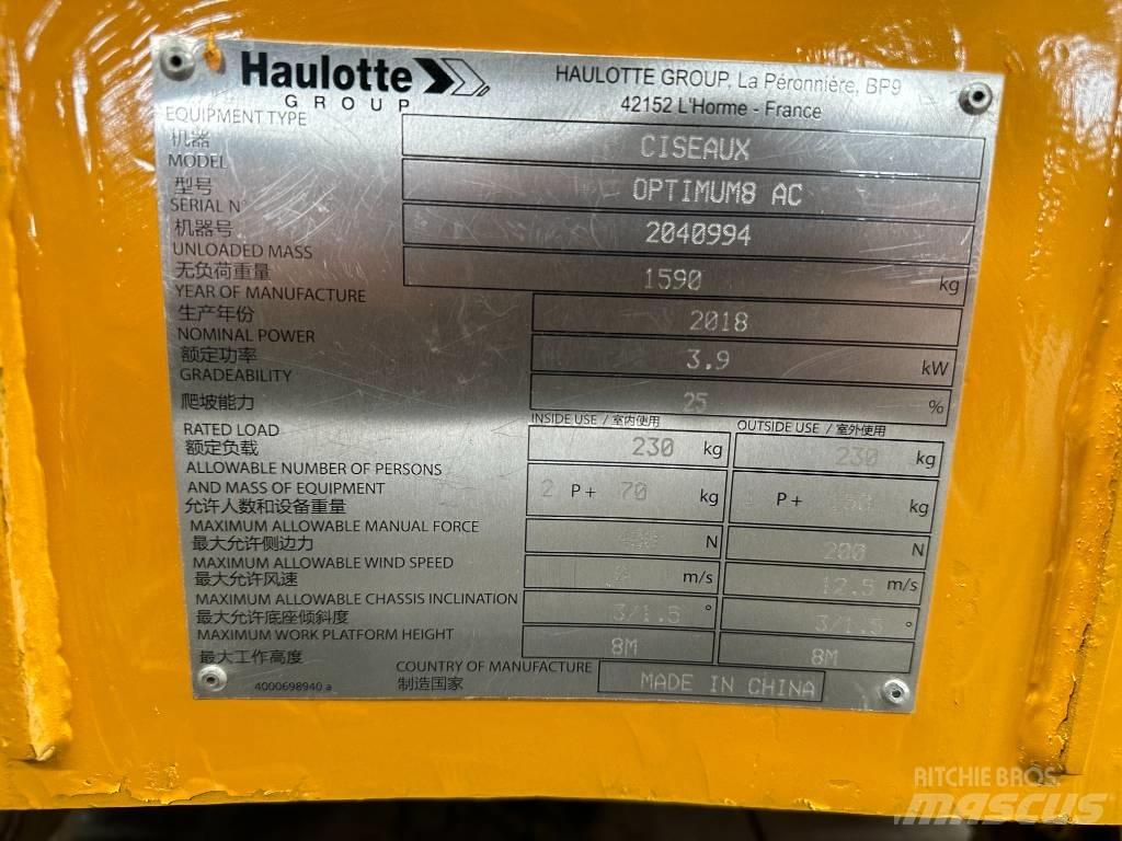 Haulotte OPTIMUM 8 Platforme foarfeca