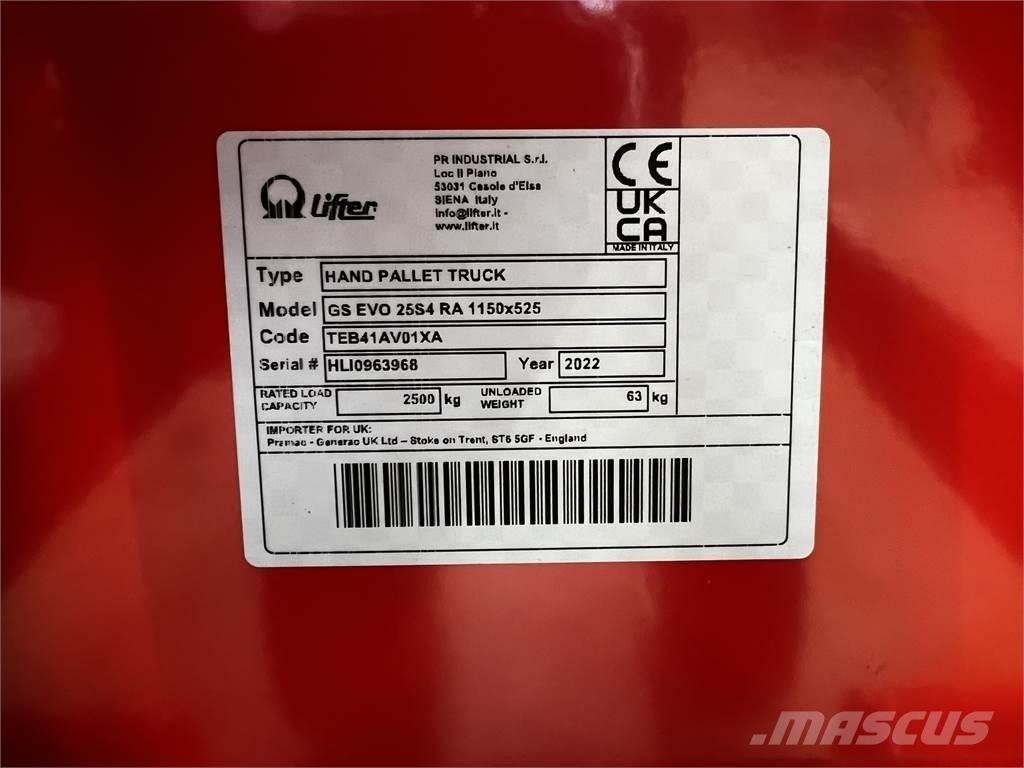 Pramac GS EVO 25 Transpaleta electica cu furca