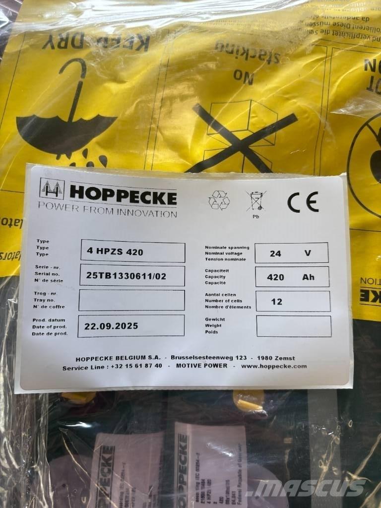Hoppecke 4HPZS420 Baterii