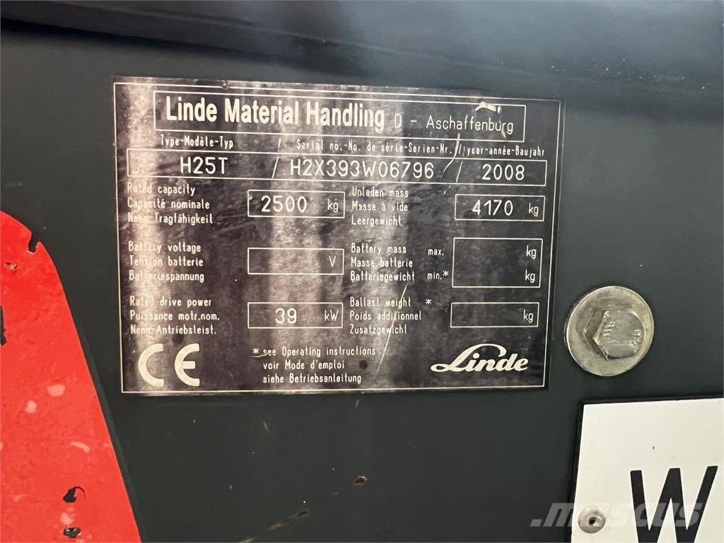 Linde H25T Stivuitor GPL