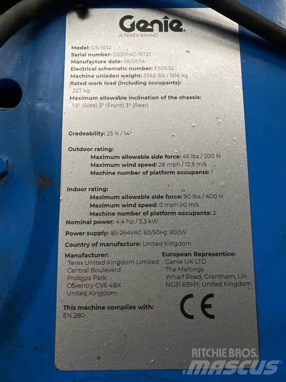 Genie GS1932 Platforme foarfeca