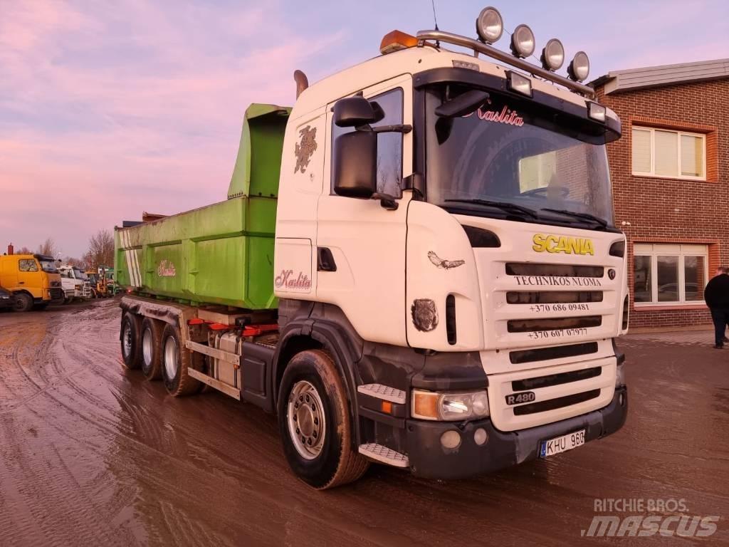 Scania R 480 8X4 Camion cu incarcator