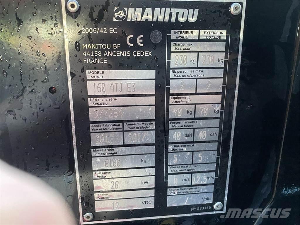 Manitou 160ATJ RC Nacele cu brat articulat