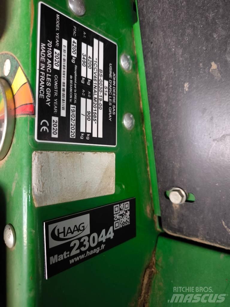 John Deere V461M Masina de balotat cilindric