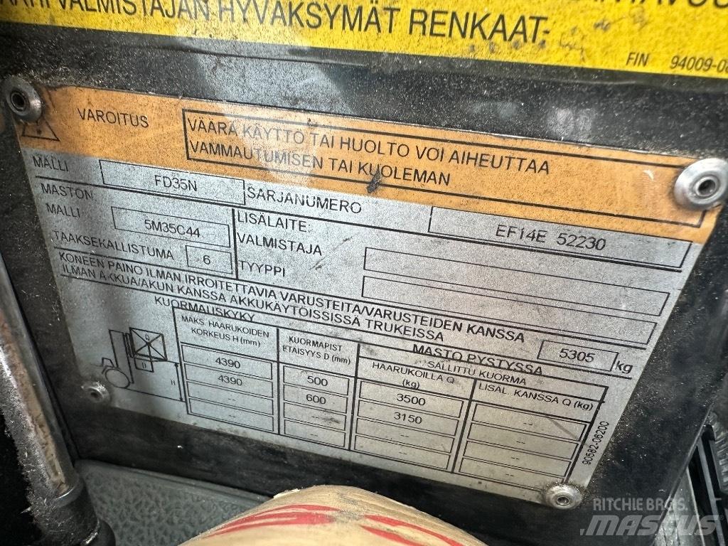 Mitsubishi FD 35 N Stivuitor diesel