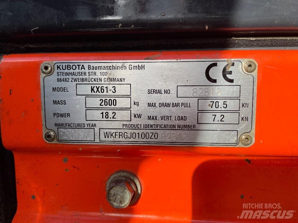 Kubota KX 61-3 Mini excavatoare < 7t