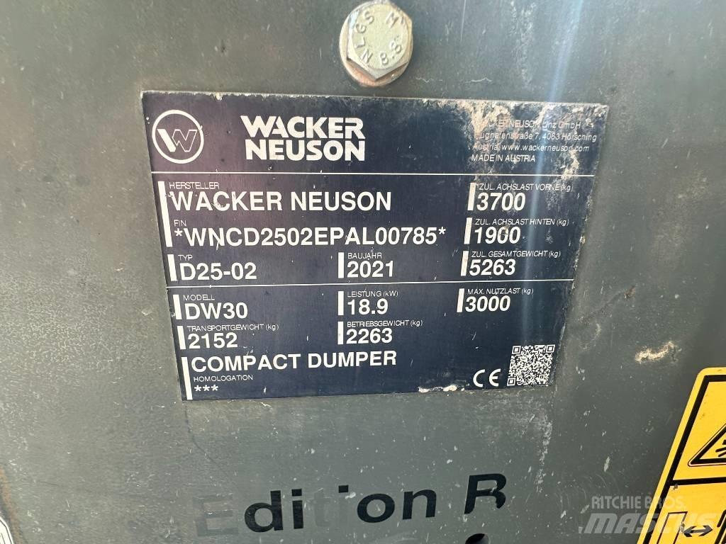 Wacker Neuson DW 30 Minitractor de teren