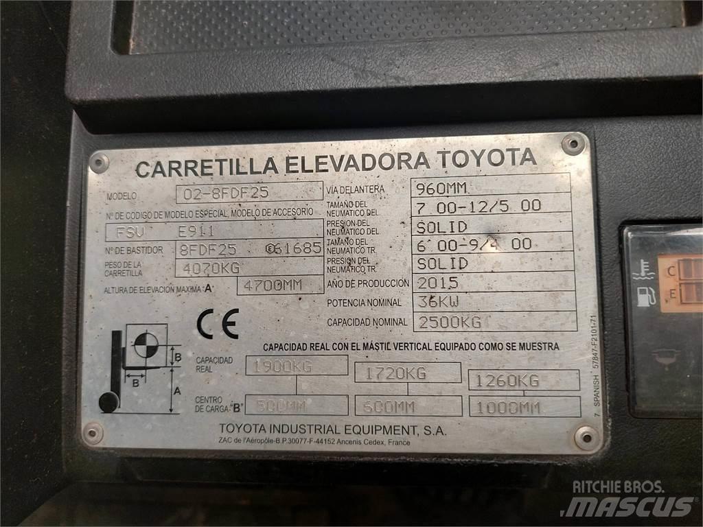 Toyota 02 8FDF25 Stivuitor diesel