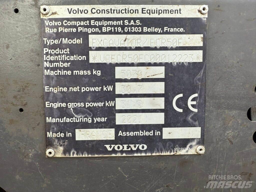 Volvo ECR50F Mini excavatoare < 7t
