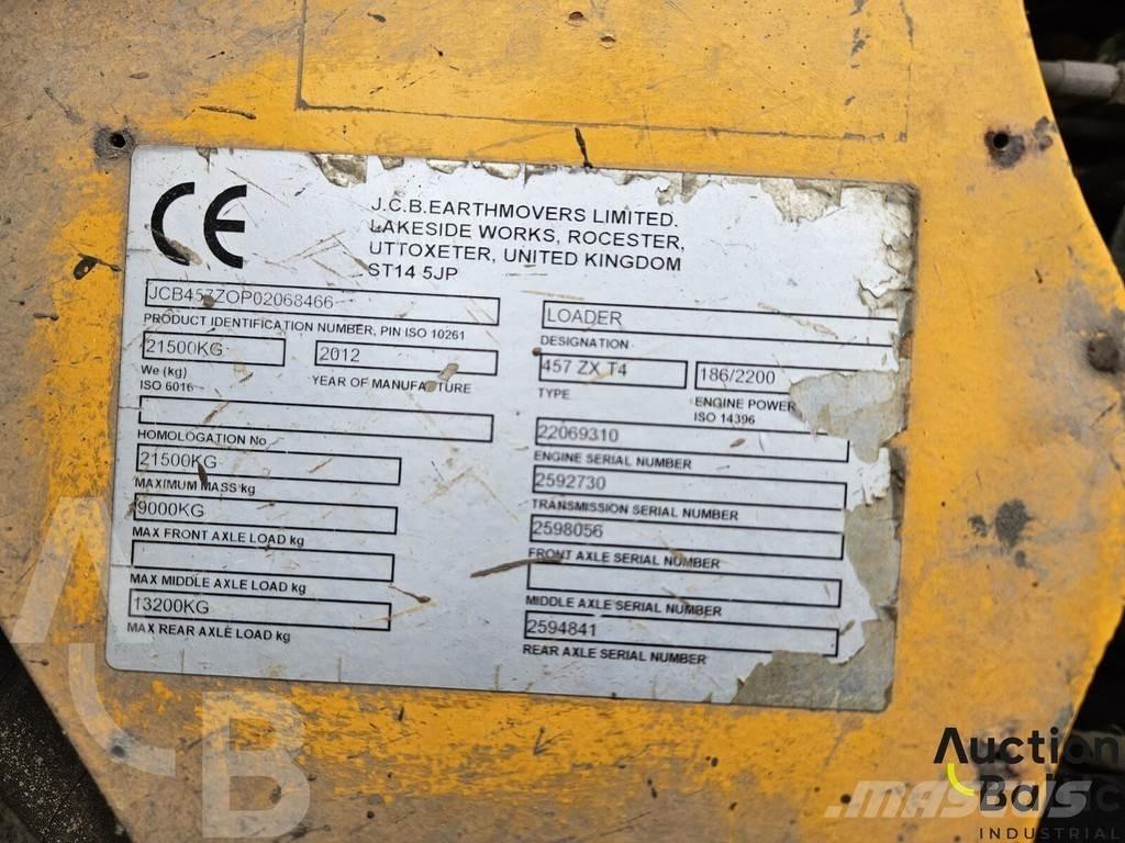 JCB 457 ZX Incarcator pe pneuri