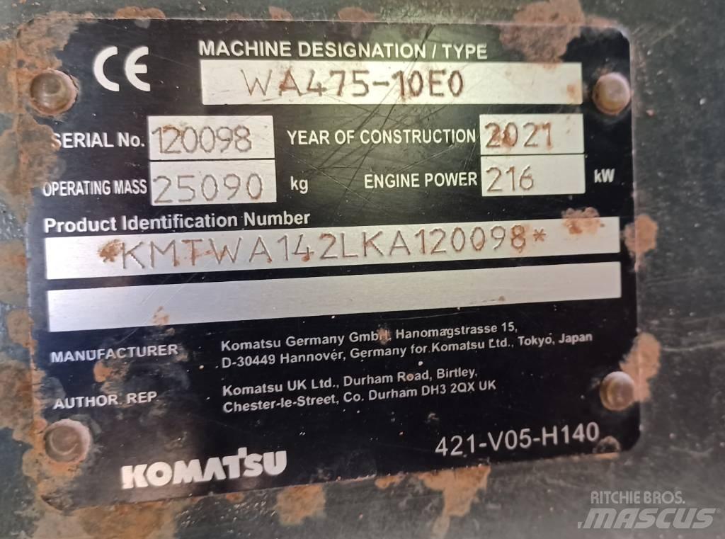 Komatsu WA 475-10E0 Incarcator pe pneuri