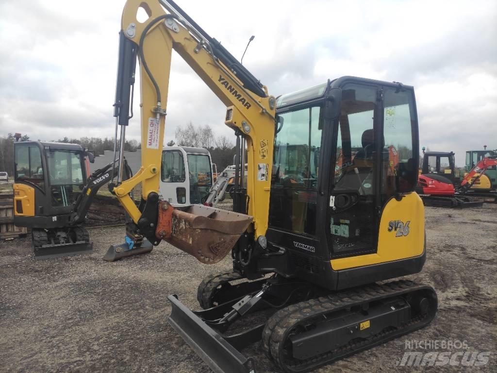 Yanmar SV 26 2017r Mini excavatoare < 7t