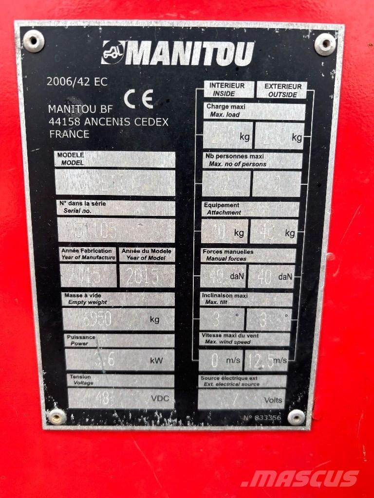 Manitou 170 AETJL Nacele cu brat articulat