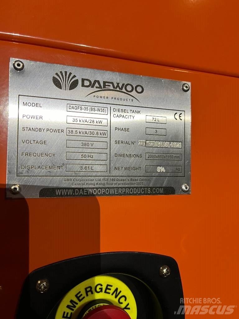 Daewoo Dagfs-35 Generatoare Diesel