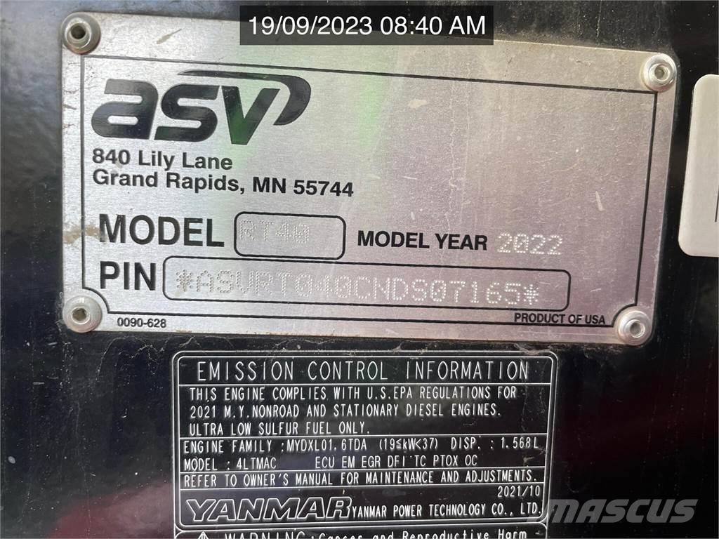 ASV POSI-TRACK RT40 Mini incarcator