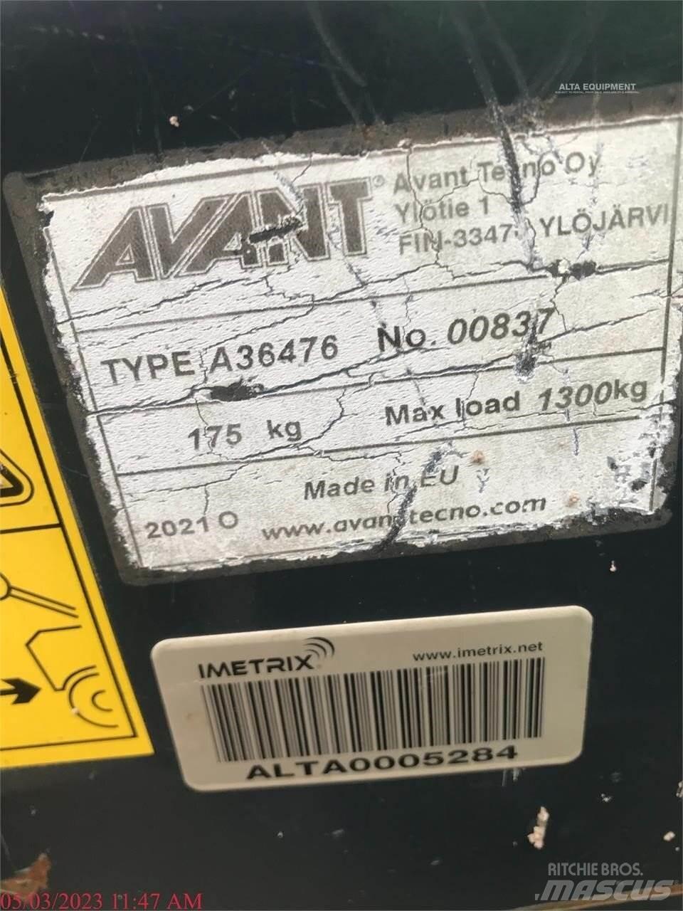 Avant 755I Incarcator pe pneuri