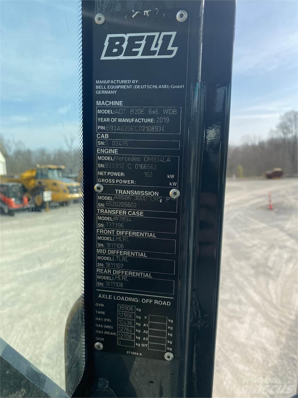 Bell B20E Transportoare articulate