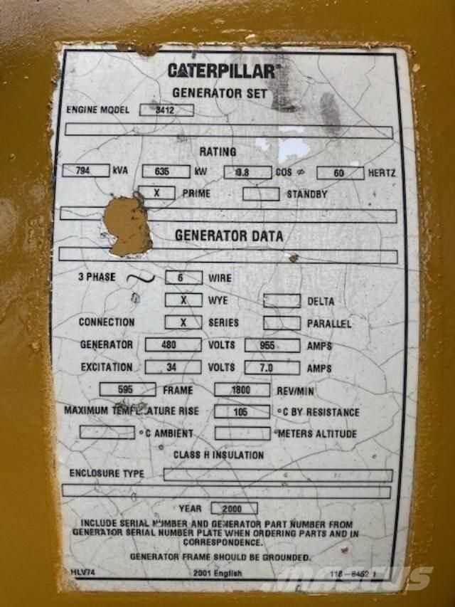 CAT 635 KW Alte generatoare